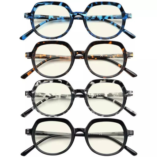 eyekeeper.com 4 Pack Blue Light Filter Reading Glasses UV2016 Eyeglasses