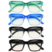 eyekeeper.com 4 Pack Blue Light Filter Reading Glasses UVR2024 Eyeglasses