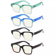 eyekeeper.com 4 Pack Blue Light Filter Reading Glasses UVR2024 Eyeglasses
