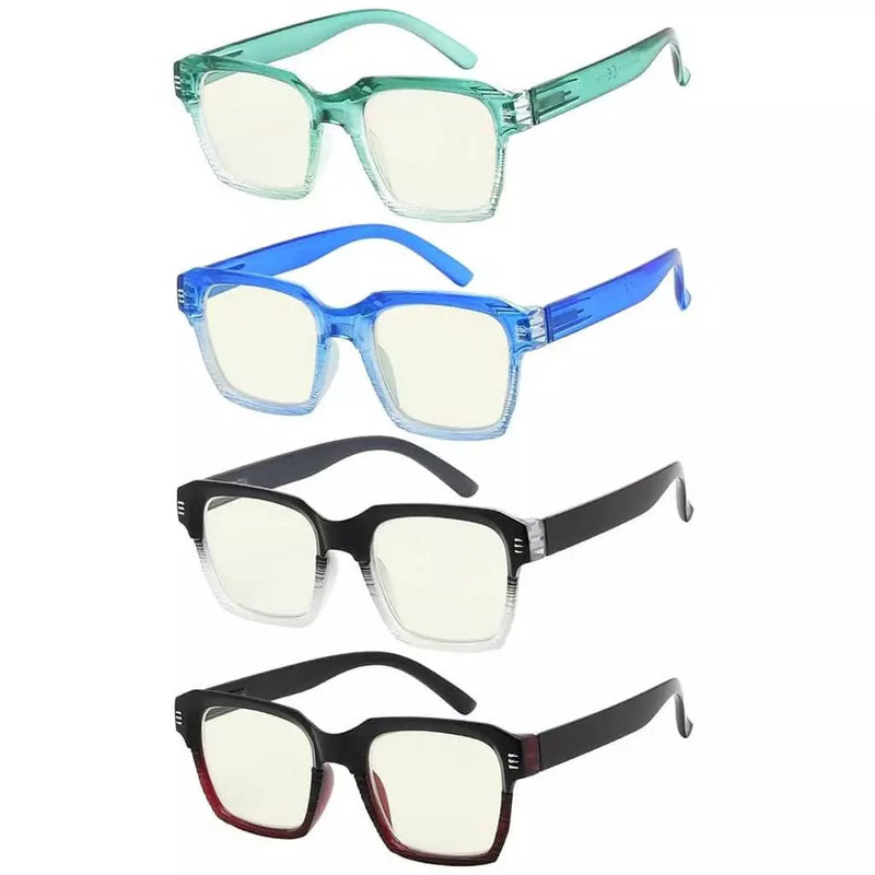 eyekeeper.com 4 Pack Blue Light Filter Reading Glasses UVR2024 Eyeglasses