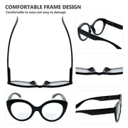 eyekeeper.com 4 Pack Cat-eye Bifocal Reading Glasses BR2012 Eyeglasses