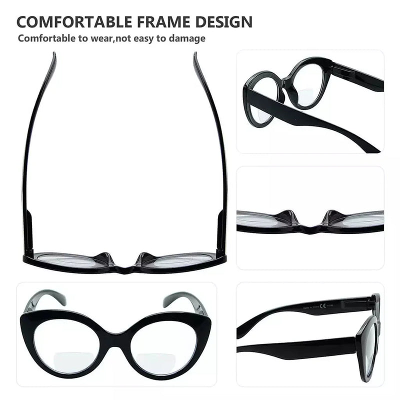 eyekeeper.com 4 Pack Cat-eye Bifocal Reading Glasses BR2012 Eyeglasses