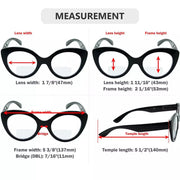 eyekeeper.com 4 Pack Cat-eye Bifocal Reading Glasses BR2012 Eyeglasses