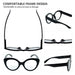 Eyekeeper  - 4 Pack Cat-eye Bifocal Reading Glasses BR2012