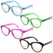 Eyekeeper  - 4 Pack Cat-eye Bifocal Reading Glasses BR2110