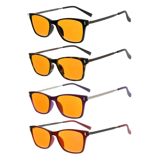 eyekeeper.com 4 Pack Cat Eye Blue Light Blocking Reading Glasses DSDT1793 Eyeglasses