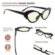 eyekeeper.com 4 Pack Cat-eye Blue Light Filter Readers UV2116 Eyeglasses