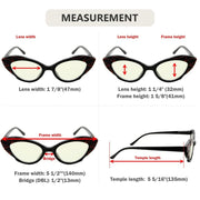 eyekeeper.com 4 Pack Cat-eye Blue Light Filter Readers UV2116 Eyeglasses