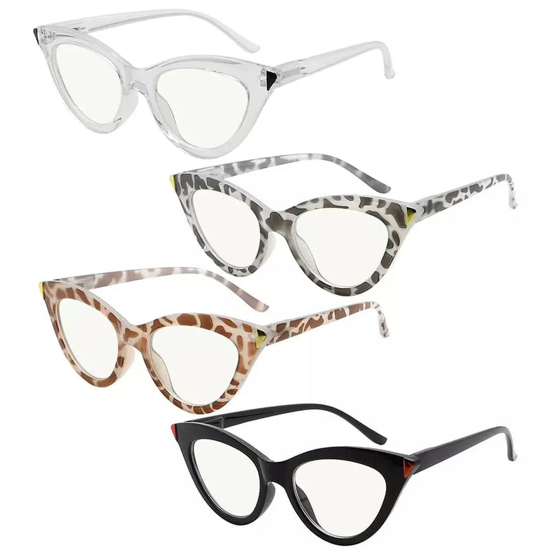 eyekeeper.com 4 Pack Cat-eye Blue Light Filter Reading Glasses UV2103 Eyeglasses