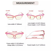 eyekeeper.com 4 Pack Cat-eye Blue Light Filter Reading Glasses UV2132 Eyeglasses