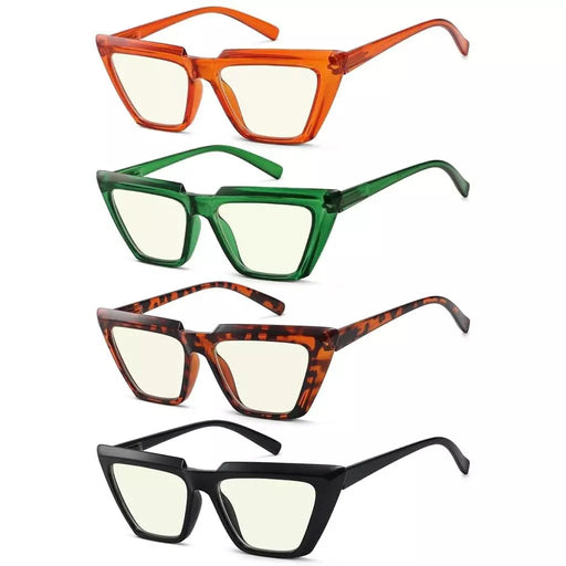 eyekeeper.com 4 Pack Cat-eye Blue Light Filter Reading Glasses UV2138 Eyeglasses
