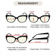 eyekeeper.com 4 Pack Cat-eye Blue Light Filter Reading Glasses UVR2015 Eyeglasses