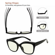 eyekeeper.com 4 Pack Cat-eye Blue Light Filter Reading Glasses UVR2015 Eyeglasses