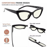 eyekeeper.com 4 Pack Cat-eye Blue Light Filter Reading Glasses UVR2033 Eyeglasses