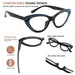 Eyekeeper  - 4 Pack Cat-eye Design Chic Reading Glasses R2029