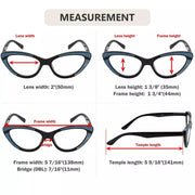 eyekeeper.com 4 Pack Cat-eye Design Chic Reading Glasses R2029 Eyeglasses