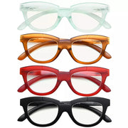 eyekeeper.com 4 Pack Cat-eye Multifocus Reading Glasses M2102 Eyeglasses