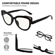 eyekeeper.com 4 Pack Cat-eye Progressive Multifocal Readers M2113 Eyeglasses