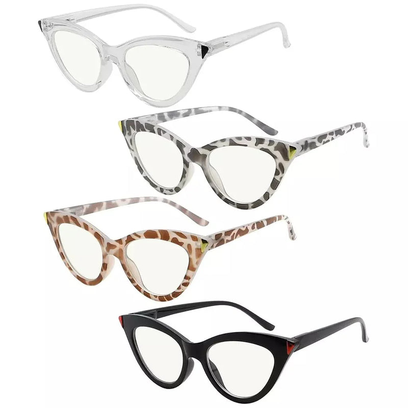 eyekeeper.com 4 Pack Cat-eye Progressive Multifocus Reading Glasses M2103 Eyeglasses