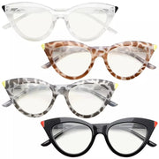 eyekeeper.com 4 Pack Cat-eye Progressive Multifocus Reading Glasses M2103 Eyeglasses