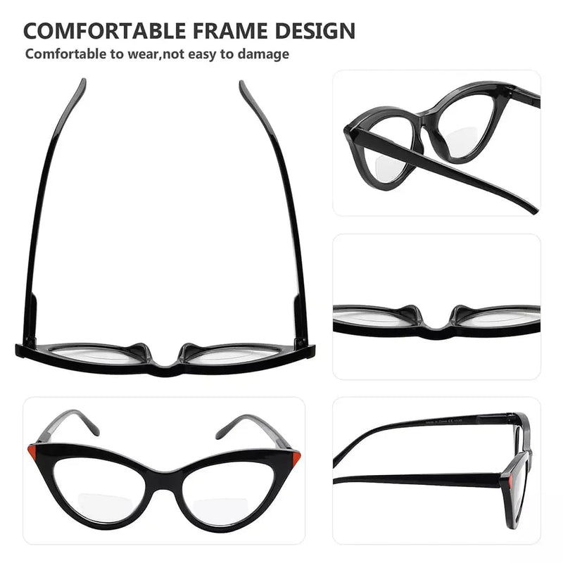 eyekeeper.com 4 Pack Cat-eye Readers Bifocal Reading Glasses BR2103 Eyeglasses