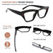 Eyekeeper  - 4 Pack Cat-eye Reading Glasses Thicker Frame Readers R2017