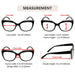 Eyekeeper  - 4 Pack Cat-eye Rhinestone Reading Glasses R2015