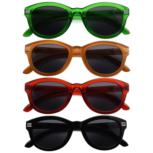 Eyekeeper  - 4 Pack Cat-eye Style Bifocal Sunglasses SBR2107
