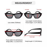 eyekeeper.com 4 Pack Cat-eye Thicker Frame Bifocal Reading Sunglasses SBR2017 Sunglasses