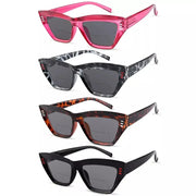 eyekeeper.com 4 Pack Cat-eye Thicker Frame Bifocal Reading Sunglasses SBR2017 Sunglasses