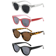 eyekeeper.com 4 Pack Cat-eye Thicker Frame Bifocal Sunglasses SBR9108 Sunglasses