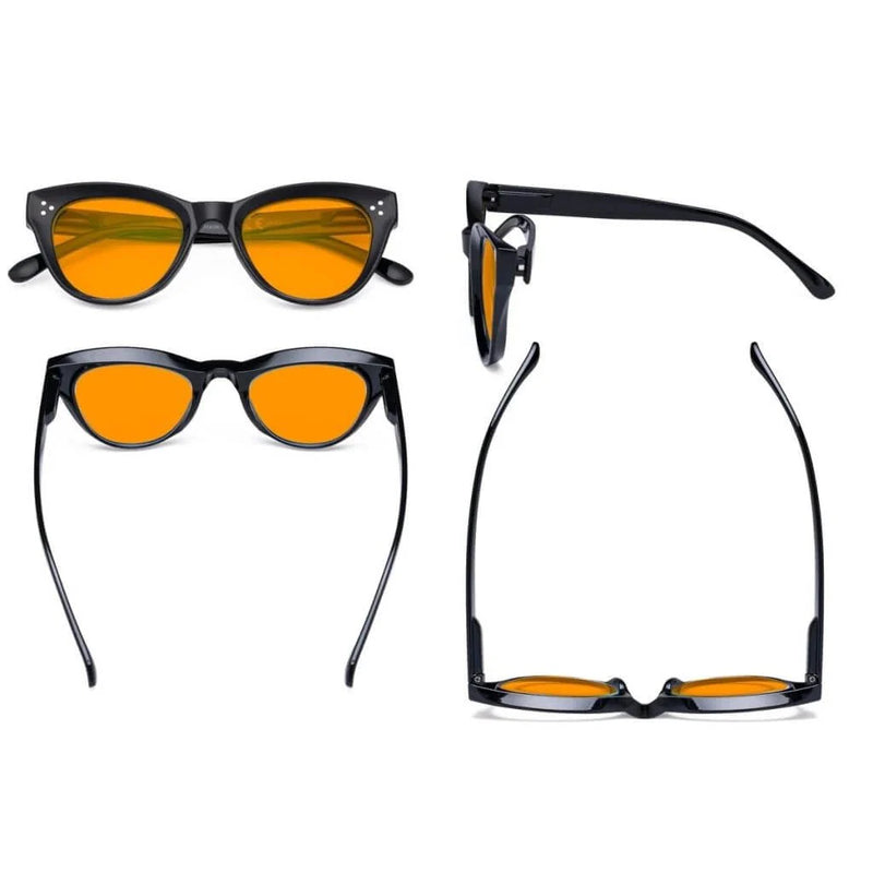 eyekeeper.com 4 Pack Cat-eye Thicker Frame Blue Light Blocking Readers DS9108 Eyeglasses