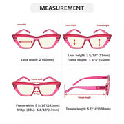 eyekeeper.com 4 Pack Cat-eye Thicker Frame Blue Light Filter Readers UVR2017 Eyeglasses