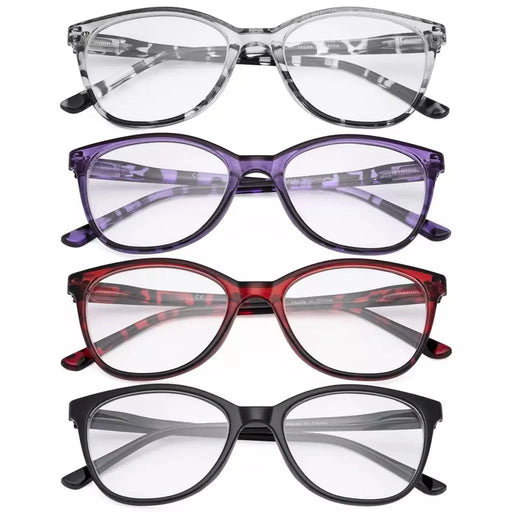 eyekeeper.com 4 Pack Cat-eye Tortoise Reading Glasses FH1570 Eyeglasses