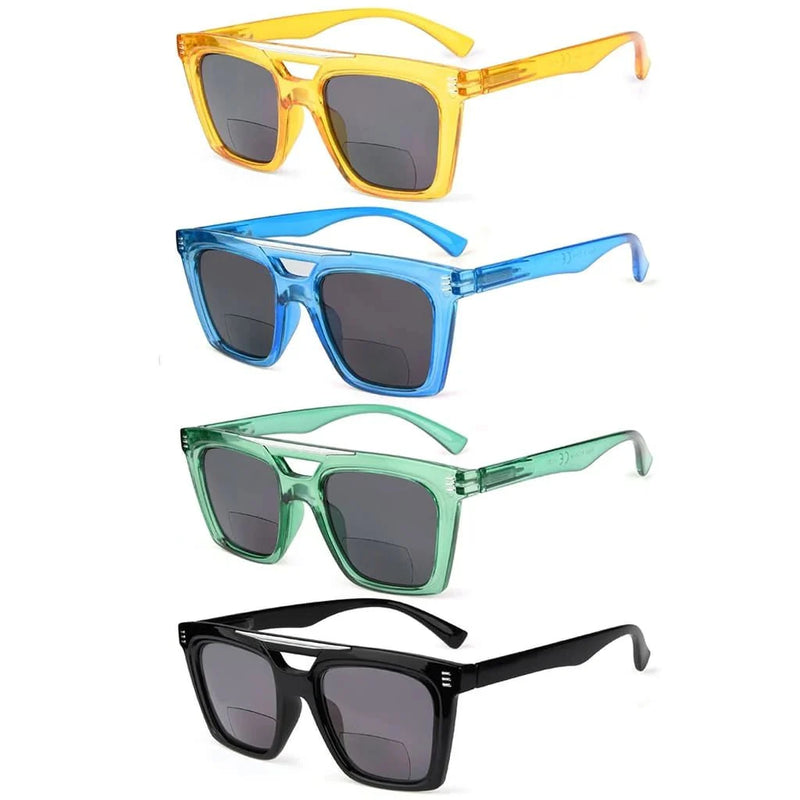 eyekeeper.com 4 Pack Chic Bifocal Reading Sunglasses SBR2034 Sunglasses