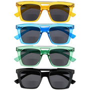 eyekeeper.com 4 Pack Chic Bifocal Reading Sunglasses SBR2034 Sunglasses