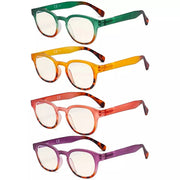 eyekeeper.com 4 Pack Blue Light Filter Reading Glasses UVR124D Eyeglasses