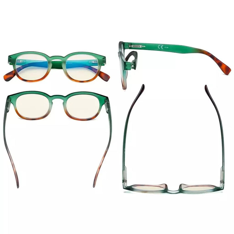 eyekeeper.com 4 Pack Blue Light Filter Reading Glasses UVR124D Eyeglasses