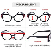 eyekeeper.com 4 Pack Chic Cat-eye Bifocal Reading Glasses Curved Readers BR2119 Eyeglasses