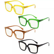 eyekeeper.com 4 Pack Chic Progressive Multifocus Reading Glasses M2108 Eyeglasses