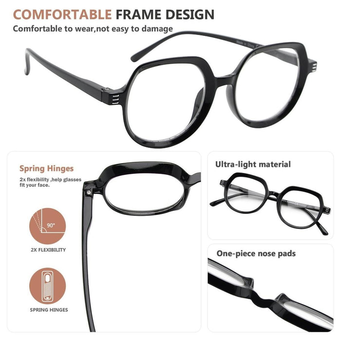 Eyekeeper.Com - 4 Pack Chic Reading Glasses R2016