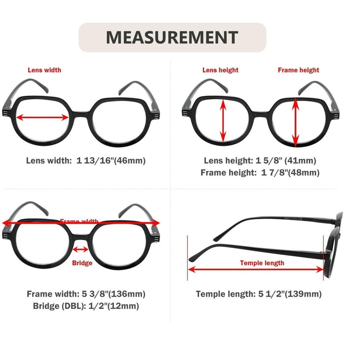 Eyekeeper.Com - 4 Pack Chic Reading Glasses R2016