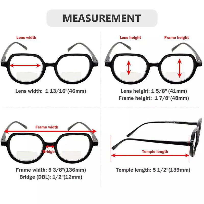 eyekeeper.com 4 Pack Classic Bifocal Reading Glasses Tortoiseshell Readers BR2016 Eyeglasses