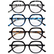 eyekeeper.com 4 Pack Classic Bifocal Reading Glasses Tortoiseshell Readers BR2016 Eyeglasses