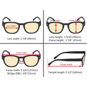 eyekeeper.com 4 Pack Classic Blue Light Blocking Reading Glasses TM089 Eyeglasses