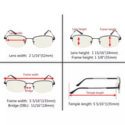 eyekeeper.com 4 Pack Classic Blue Light Filter Reading Glasses CG1704 Eyeglasses