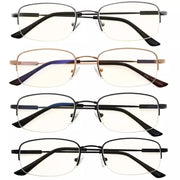 eyekeeper.com 4 Pack Classic Blue Light Filter Reading Glasses CG1704 Eyeglasses