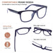 Eyekeeper  - 4 Pack Classic Polka Dots Reading Glasses for Women R080P