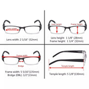 eyekeeper.com 4 Pack Classic Reading Glasses R012-A Eyeglasses