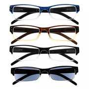 eyekeeper.com 4 Pack Classic Reading Glasses R012-A Eyeglasses
